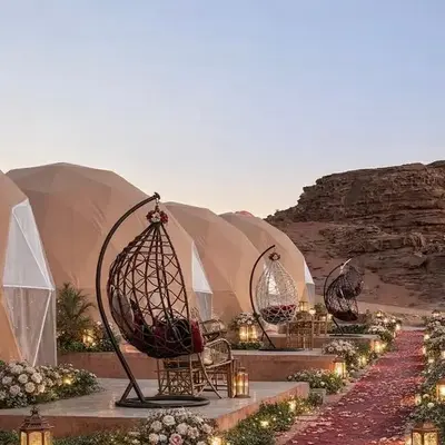 Rum Horizon Bubble luxury camp