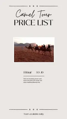 a picture of people riding horses in the desert at Wadi Rum Desert Tours and Glamping with Hussein in Wadi Rum