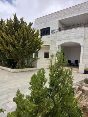 a large building with trees in front of it at luxury house in Madaba