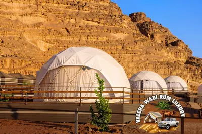 a rendering of a building with a mountain in the background at Valera wadi rum Luxury in Wadi Rum