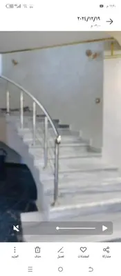 a picture of some stairs in a building at Mona villa in Irbid