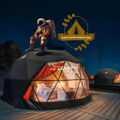 RUM MARS BUBBLE lUXURY CAMP