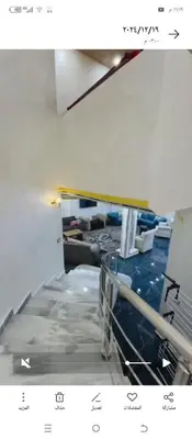 a picture of a staircase in a room at فيلا الاحلام in Irbid