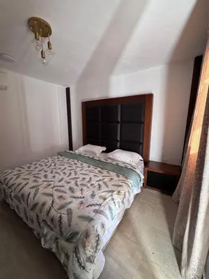 a bedroom with a large bed in a room at Camel Dive Club By The Sea Inn in Jurf ad Darāwīsh