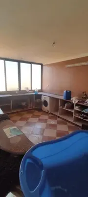 a large room with a room with a room with at bong chalet in Amman