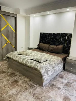 a bedroom with a large bed in a room at New studio in Jabal Amman and Al-Weibdeh متابعة in Amman
