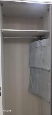 a shelf in a refrigerator with a plastic bag on it at غزو 15 in Aydūn