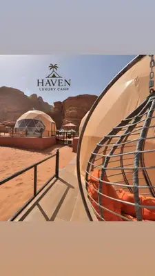 a rendering of a building on a beach at Haven Luxury Camp in Aqaba