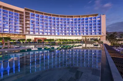 a rendering of a hotel with a pool at Kempinski Hotel Aqaba in Aqaba