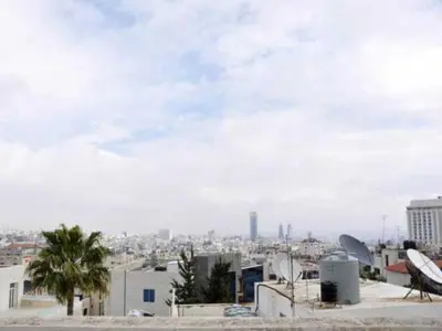 a view of a city from the roof of a building at Granada Suites Hotel in Amman
