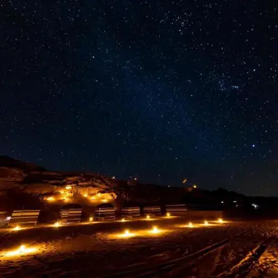 Candle light camp & tours