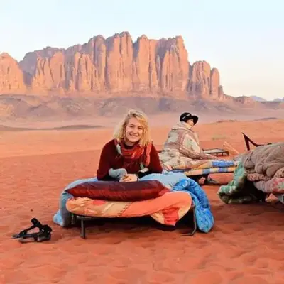 Wadi rum under stars